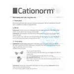 Nhỏ mắt Cationorm