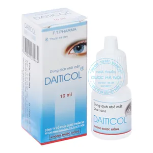 Thuốc Daiticol điều trị các vấn đề ở mắt như ngứa, đỏ mắt hay mỏi mắt