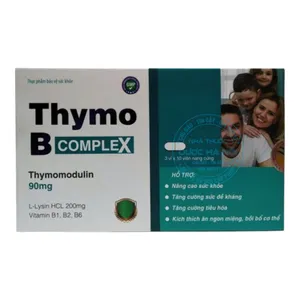 Viên uống Thymo B complex cải thiện tình trạng biếng ăn, suy dinh dưỡng hay kém hấp thu
