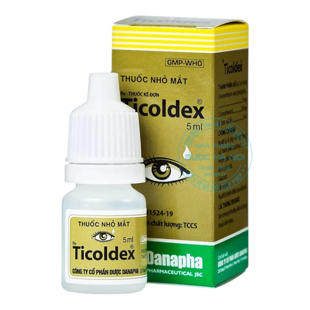 Thuốc nhỏ mắt Ticoldex