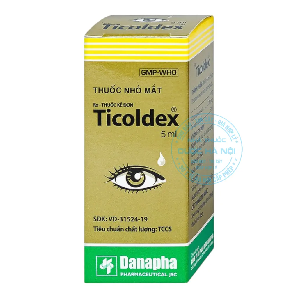 Thuốc nhỏ mắt Ticoldex