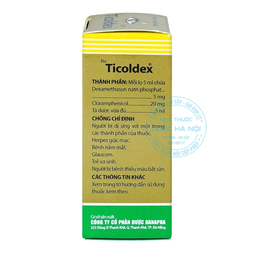 Thuốc nhỏ mắt Ticoldex