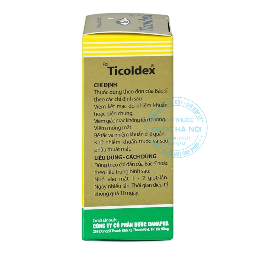 Thuốc nhỏ mắt Ticoldex
