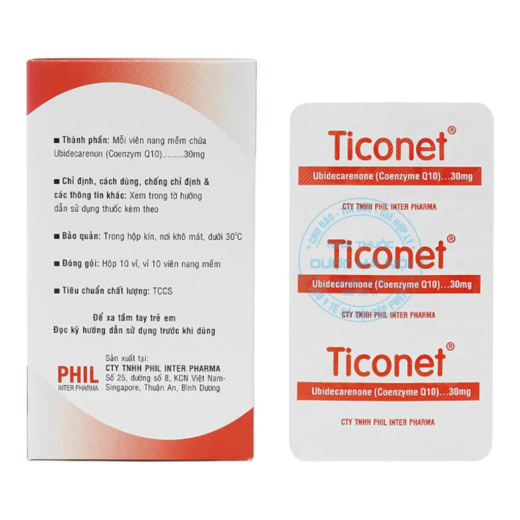 Thuốc Ticonet 30mg