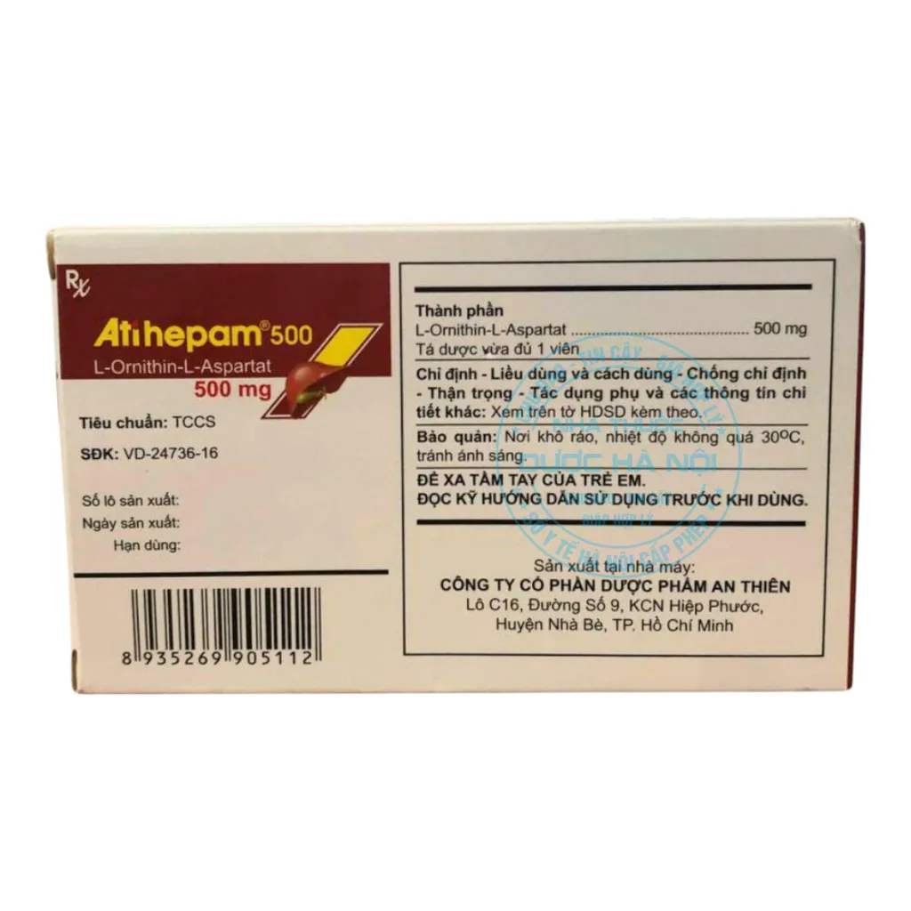 Thuốc Atihepam 500
