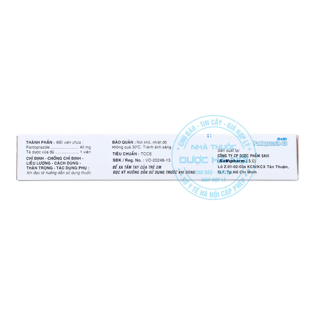Thuốc Pantoprazole 40mg