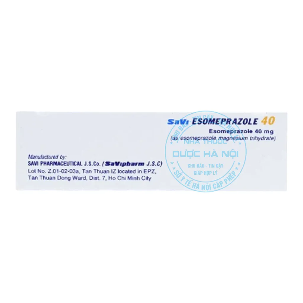 Thuốc Savi Esomeprazole 40