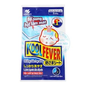 Miếng dán hạ sốt Koolfever chăm sóc sức khỏe cho trẻ em