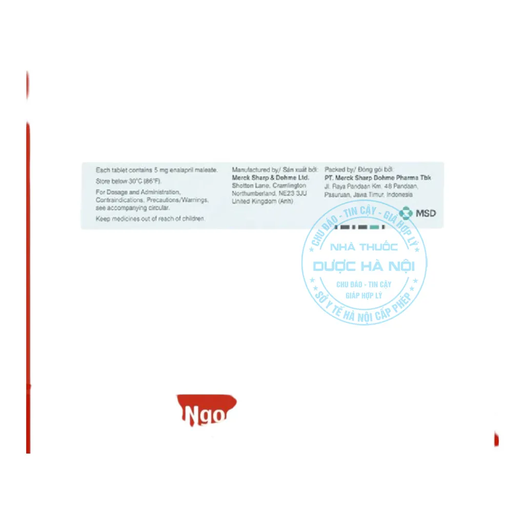 Thuốc Renitec 5mg