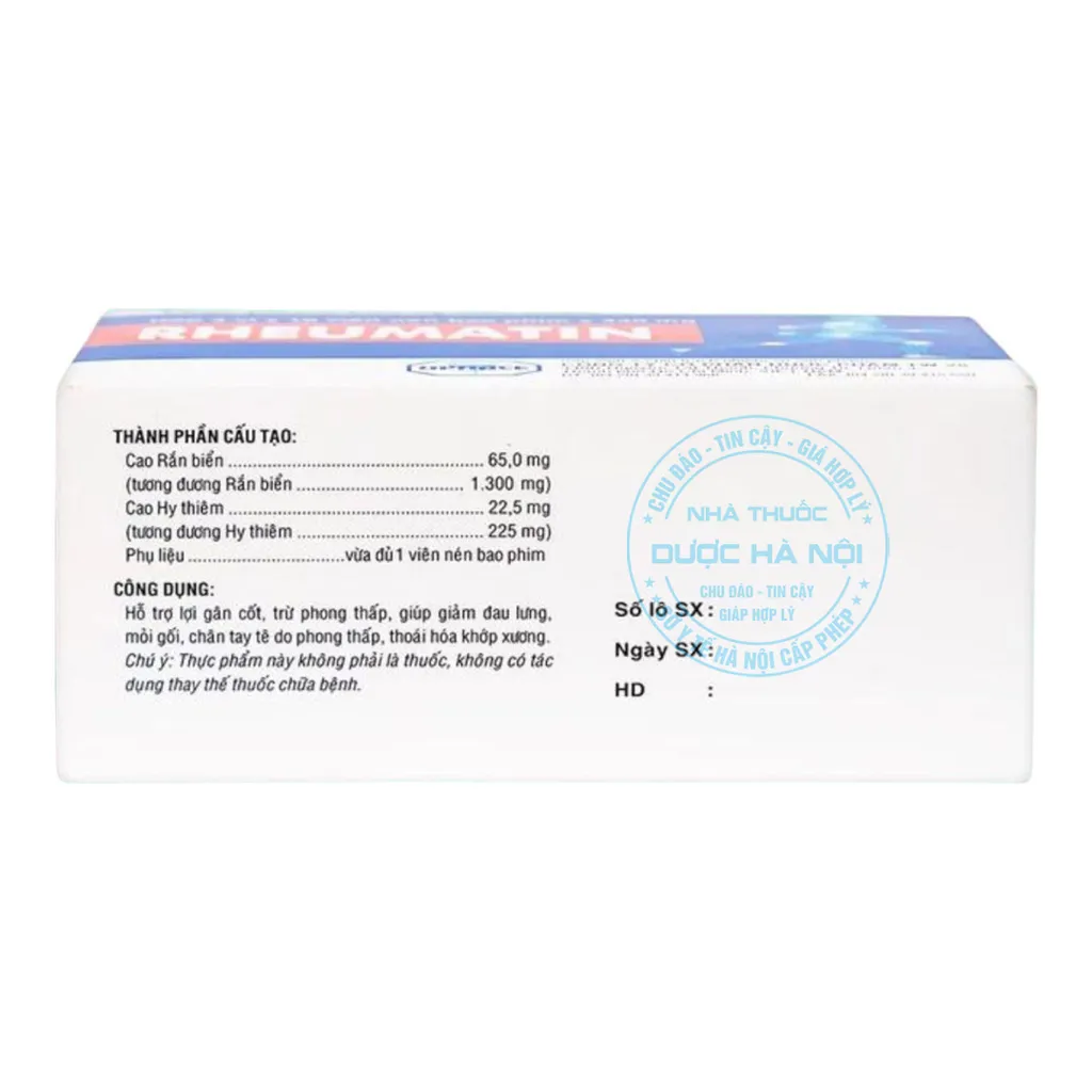 Viên uống Rheumatin
