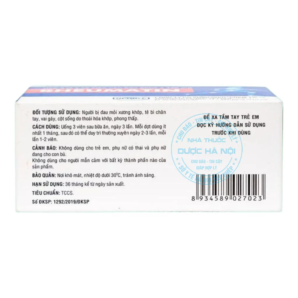 Viên uống Rheumatin