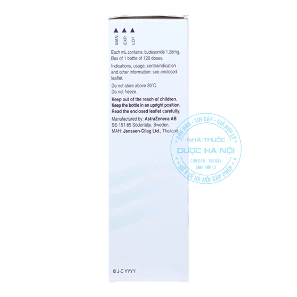 Hỗn dịch xịt mũi Rhinocort Aqua