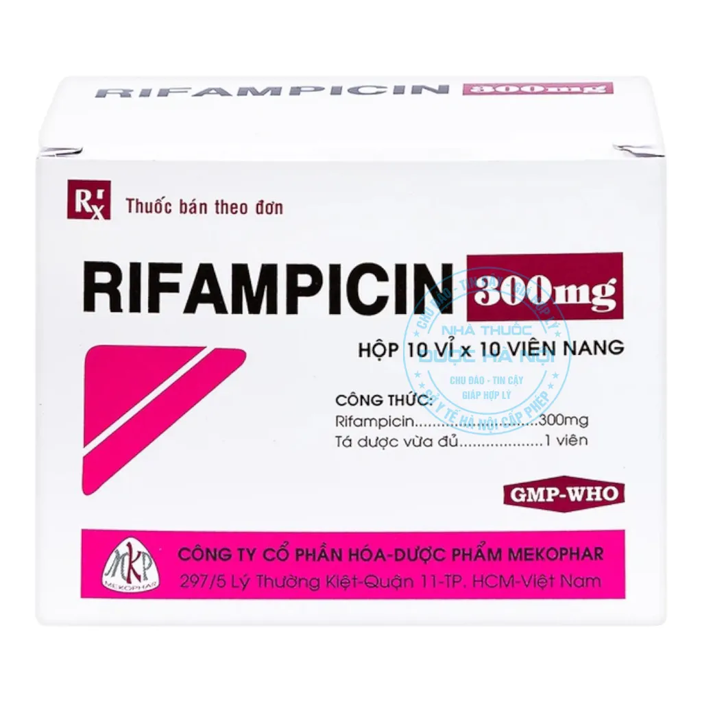 Thuốc Rifampicin 300mg Mekophar