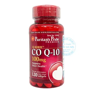 Viên uống Q-SORB CO-Q10 100mg hỗ trợ sức khỏe tim mạch, điều hòa huyết áp