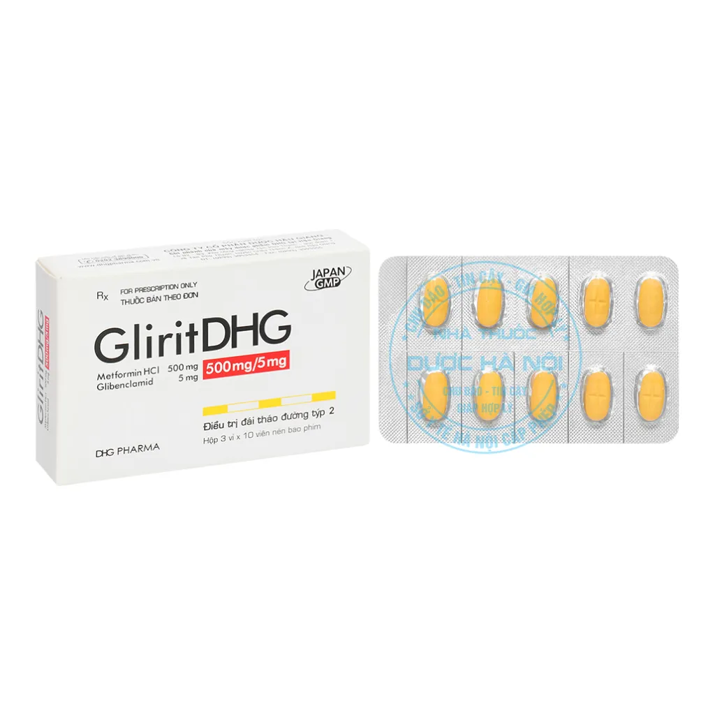 Thuốc GliritDHG 500mg/5mg