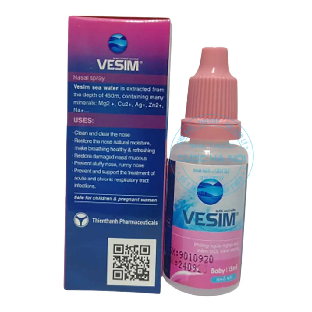 Dung dịch vệ sinh mũi Vesim Baby