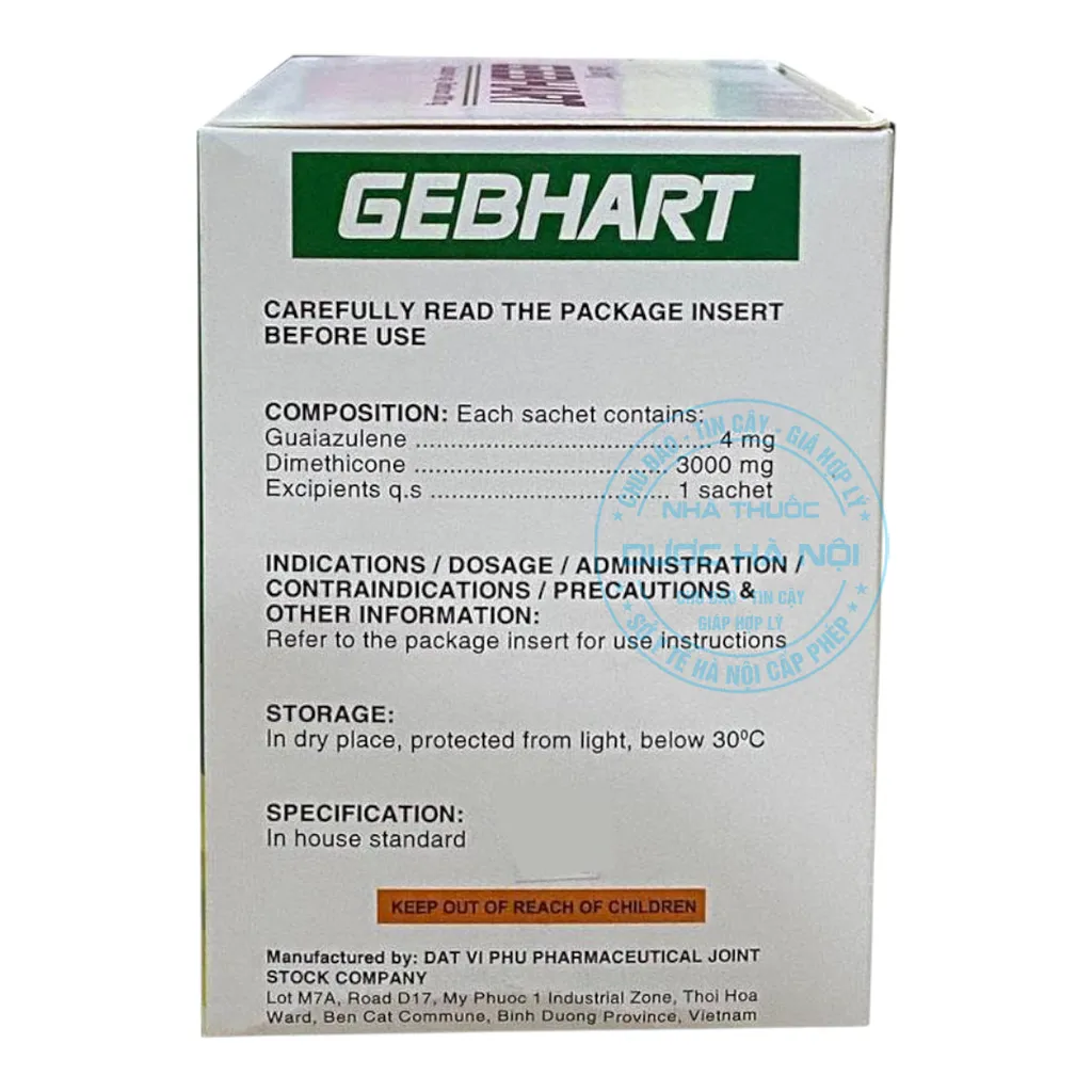 Gel uống Gebhart