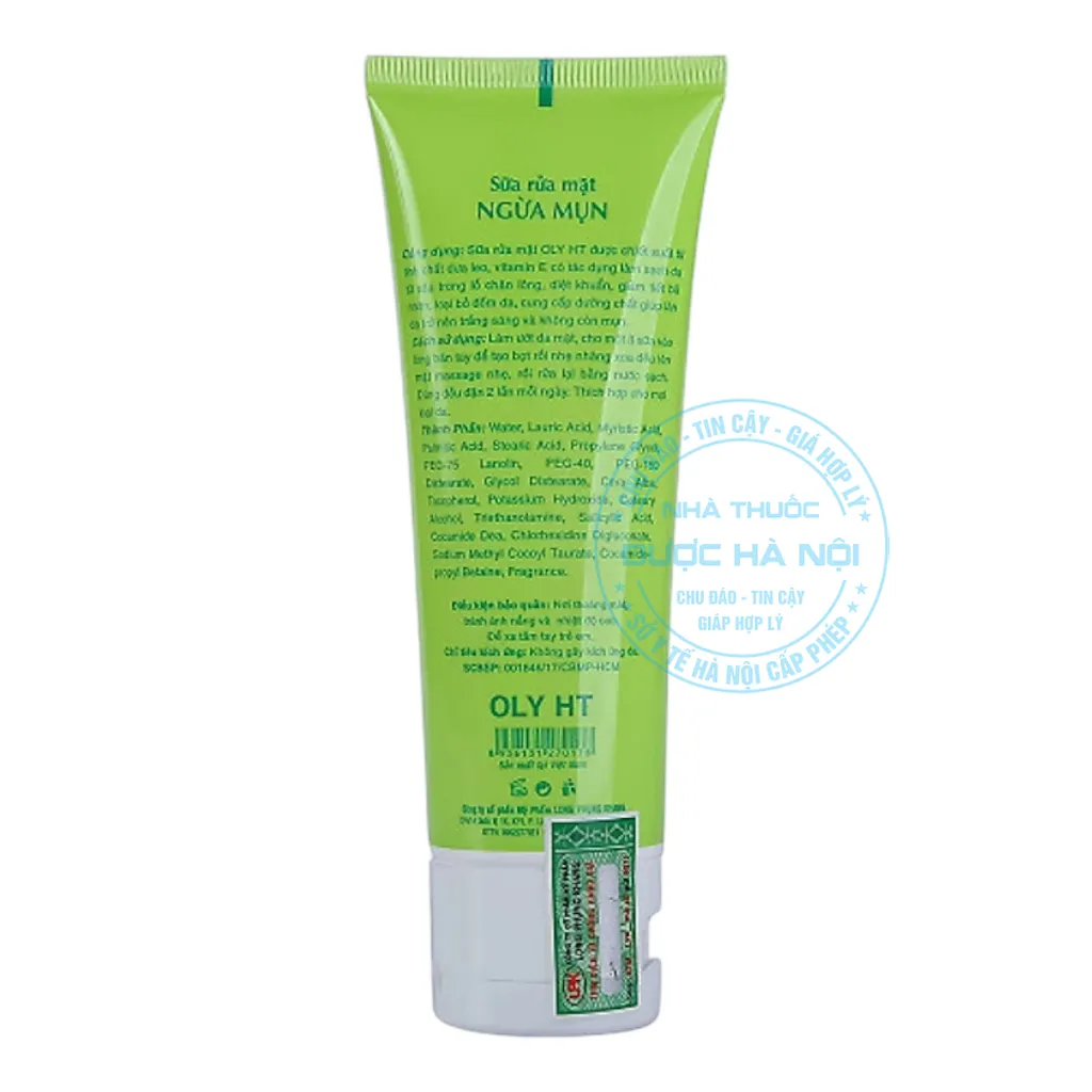 Sữa rửa mặt ngừa mụn OLY HT