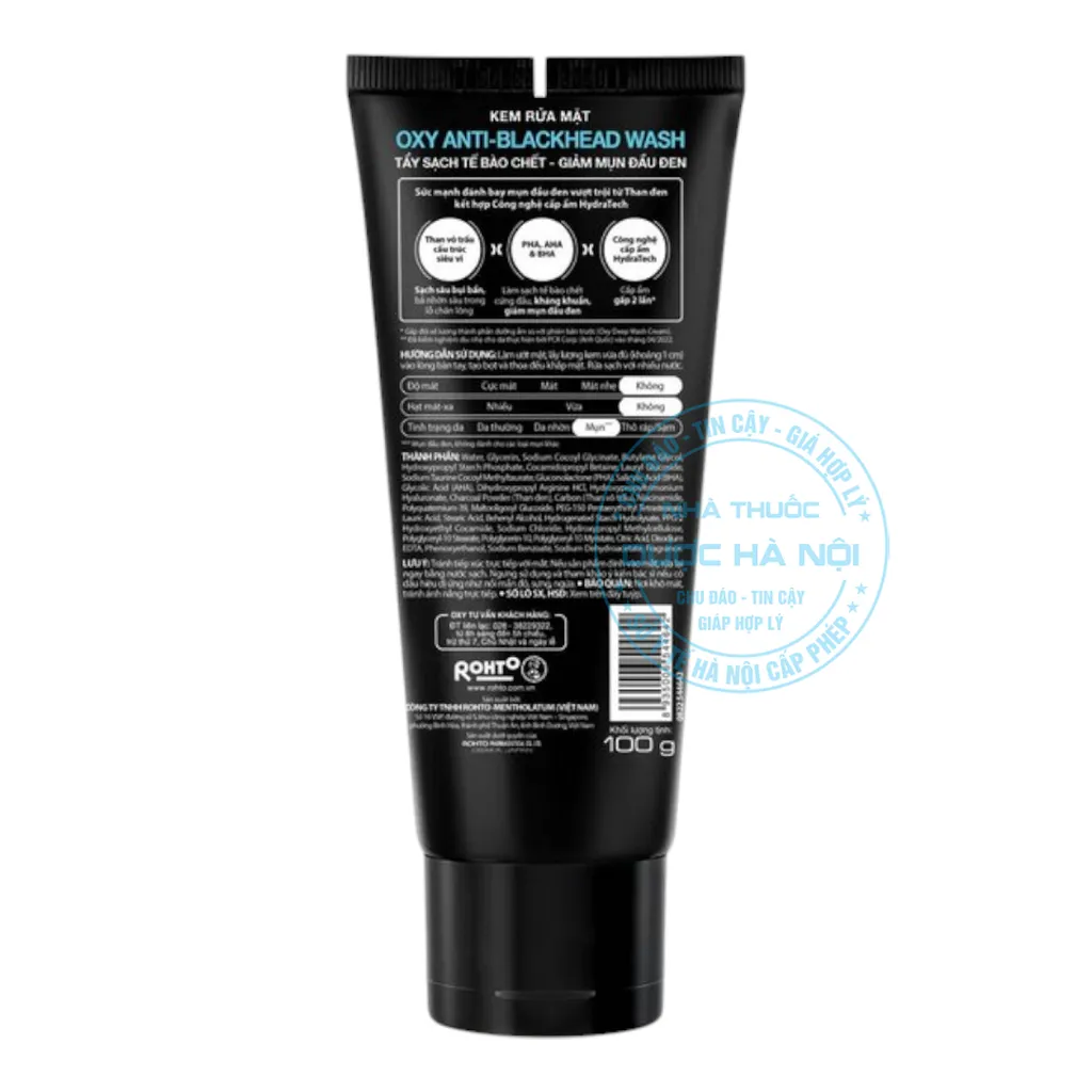 Sữa rửa mặt Oxy Deep Wash