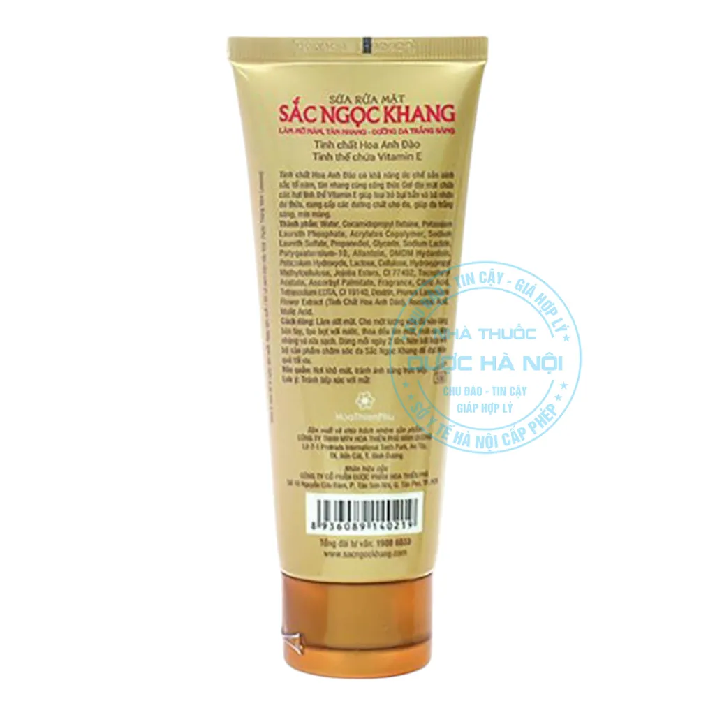 Sữa rửa mặt Sắc Ngọc Khang