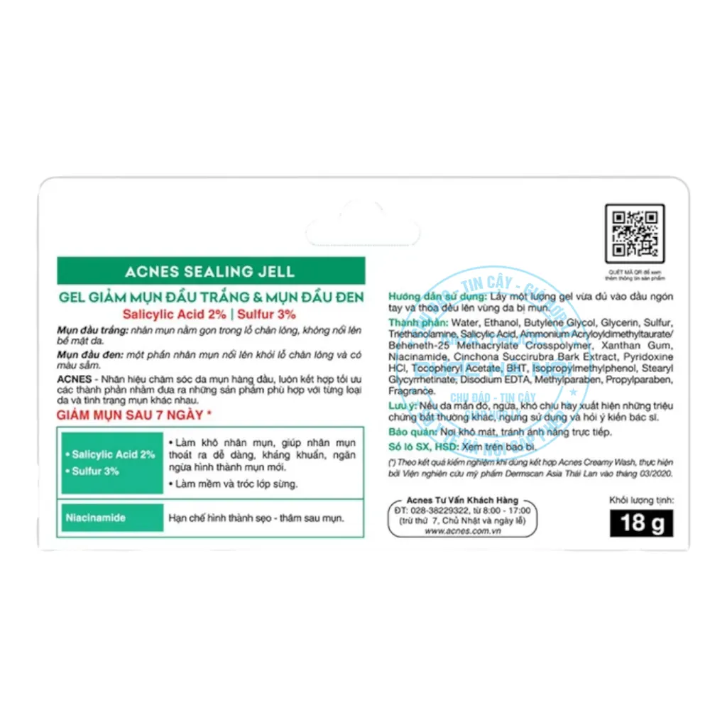 Kem bôi da Acnes Sealing Jell
