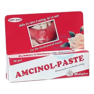 Thuốc Amcinol-Paste giảm triệu chứng viêm ở niêm mạc miệng