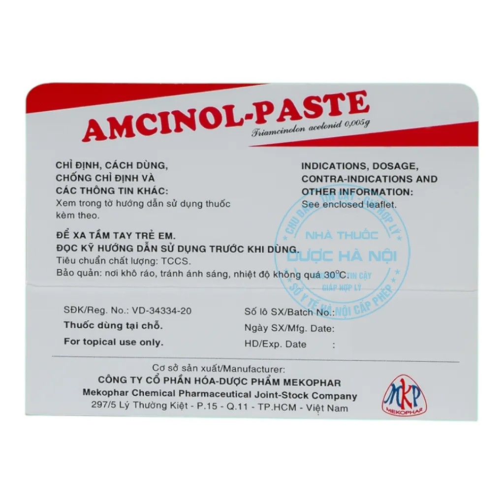 Thuốc Amcinol-Paste