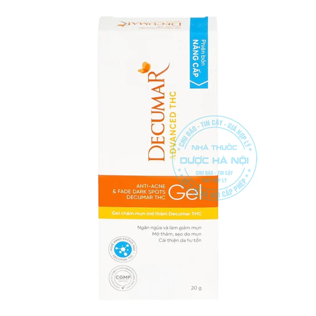 Gel chấm mụn mờ thâm Decumar Advance