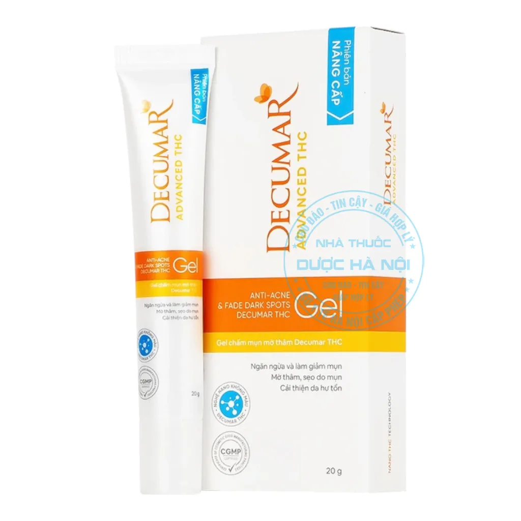 Gel chấm mụn mờ thâm Decumar Advance