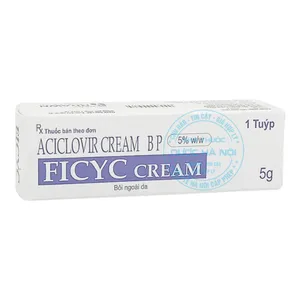 Thuốc Ficyc Cream điều trị các bệnh lý do virus gây ra