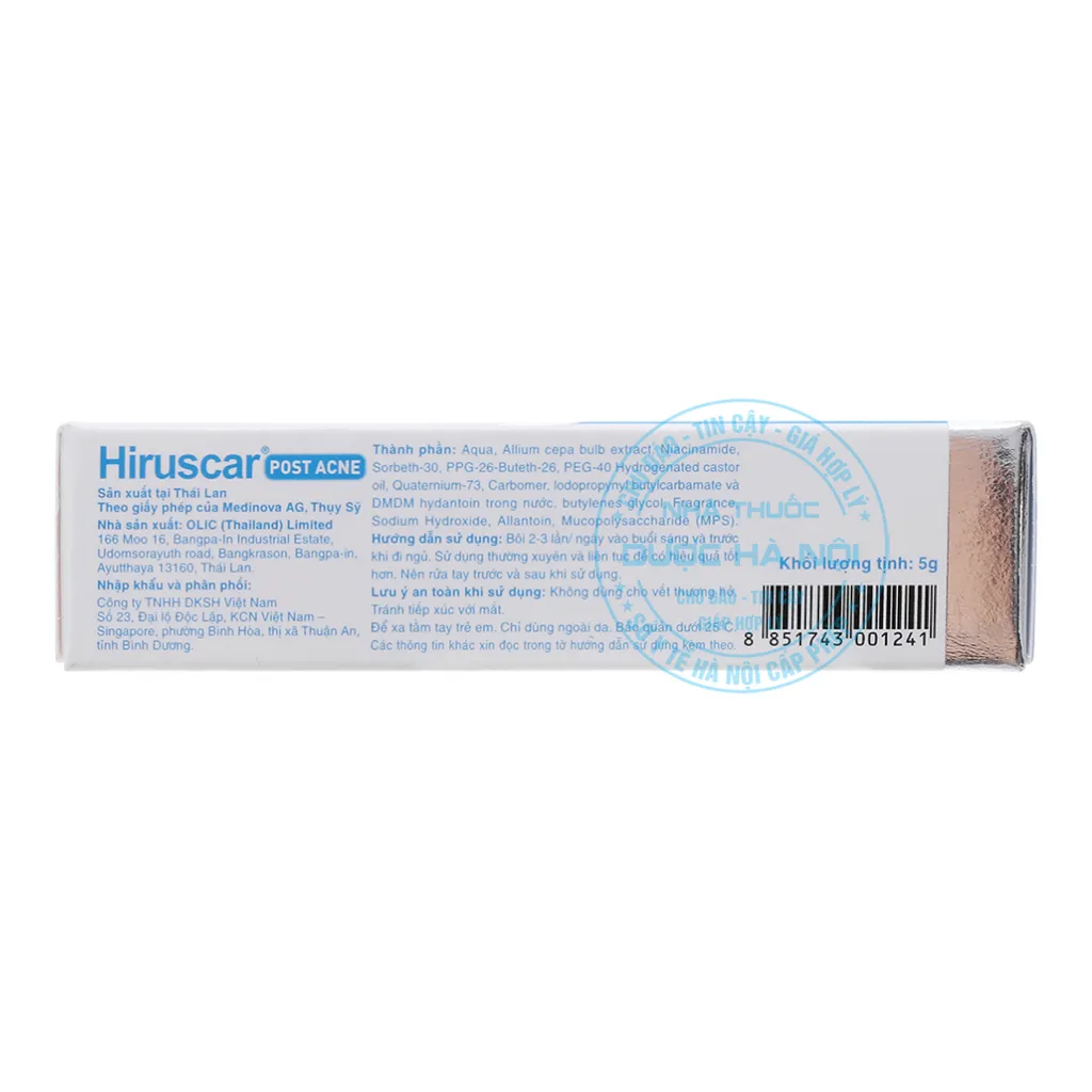 Kem Hiruscar Post Acne