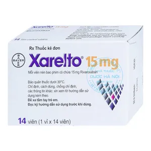 Thuốc Xarelto 15mg điều trị và dự phòng huyết khối tĩnh mạch