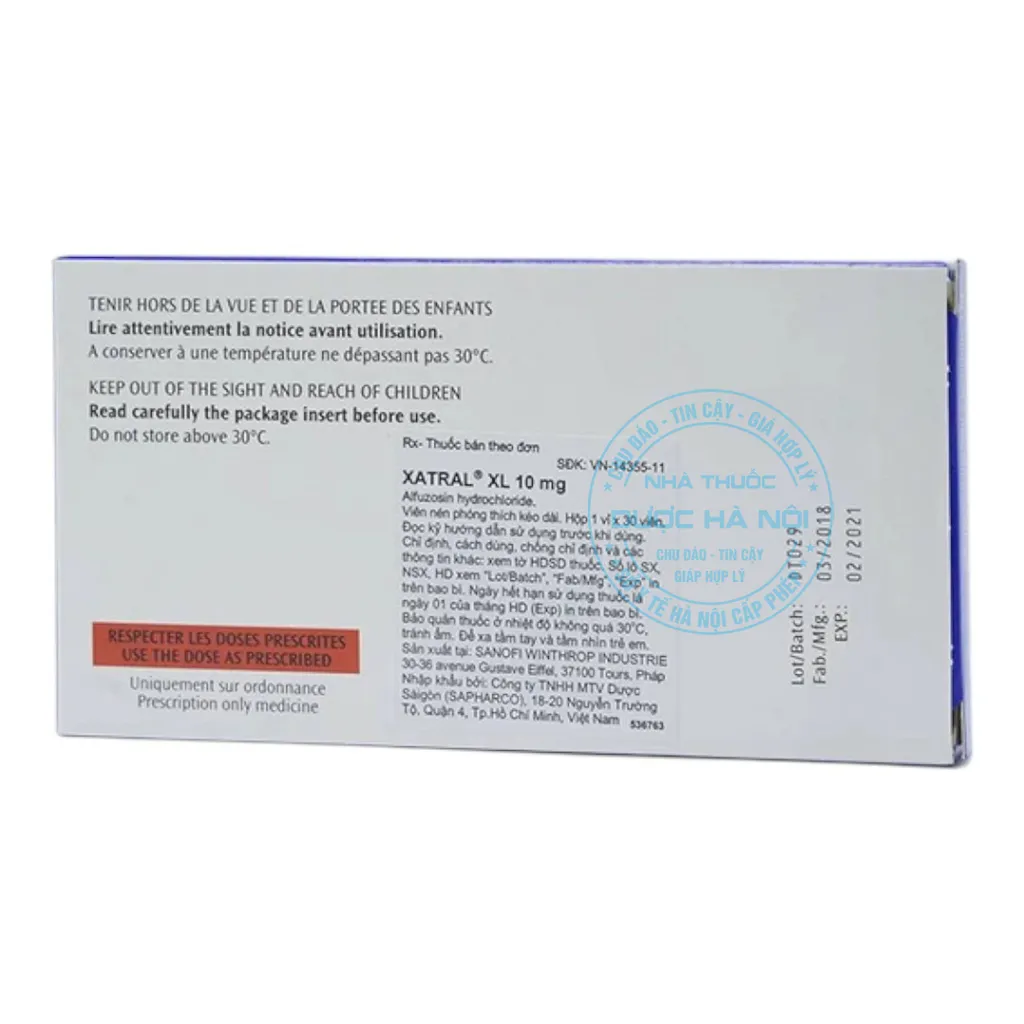 Thuốc Xatral 10mg