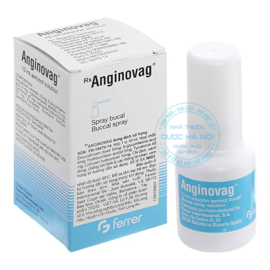 Thuốc xịt Anginovag