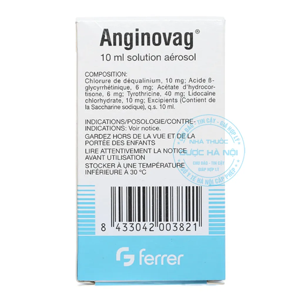 Thuốc xịt Anginovag