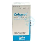 Thuốc Zebacef 125mg/5ml