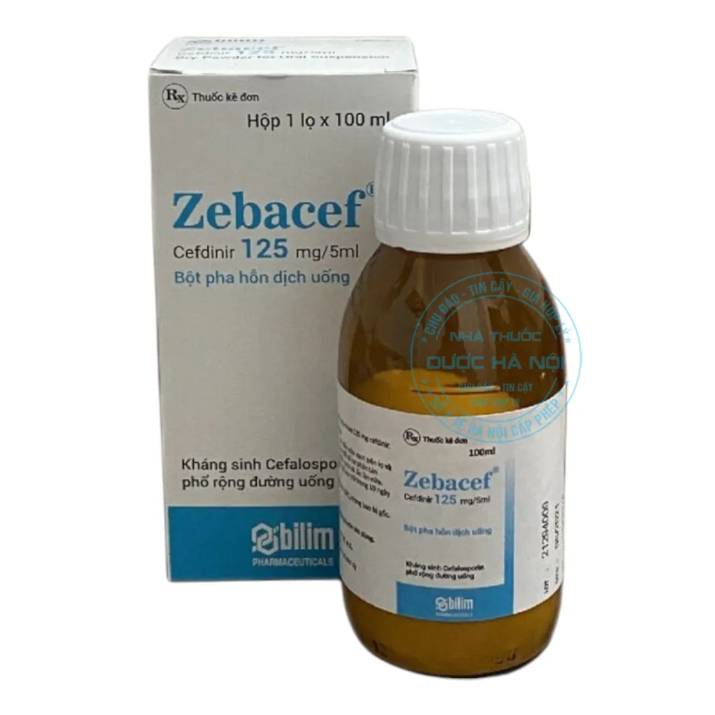Thuốc Zebacef 125mg/5ml