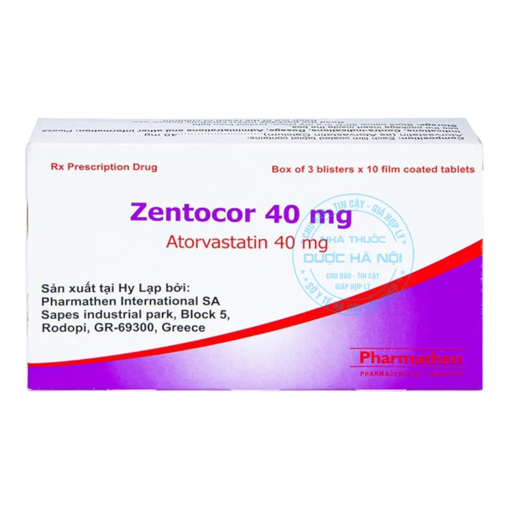 Thuốc Zentocor 40mg