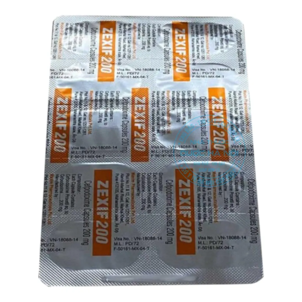 Thuốc Zexif 200mg