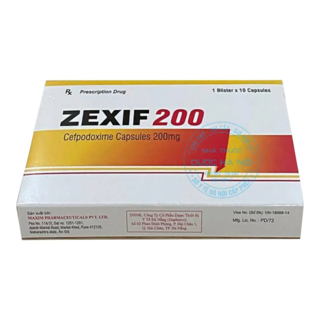 Thuốc Zexif 200mg