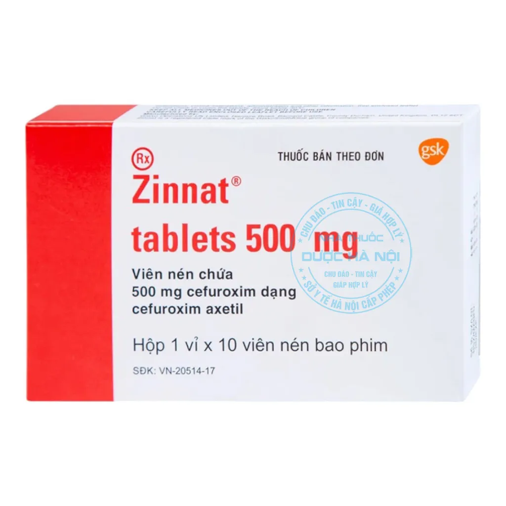 Thuốc Zinnat 500mg