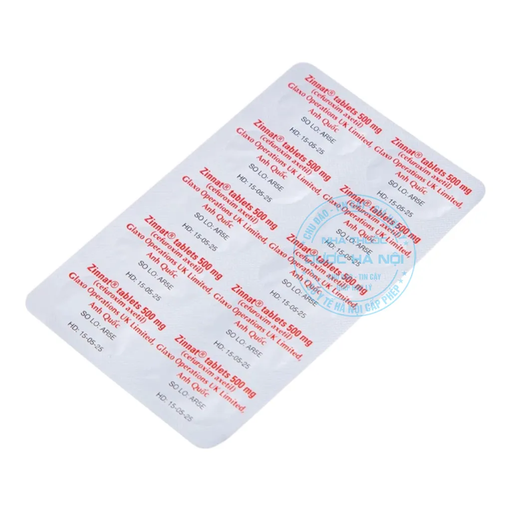 Thuốc Zinnat 500mg