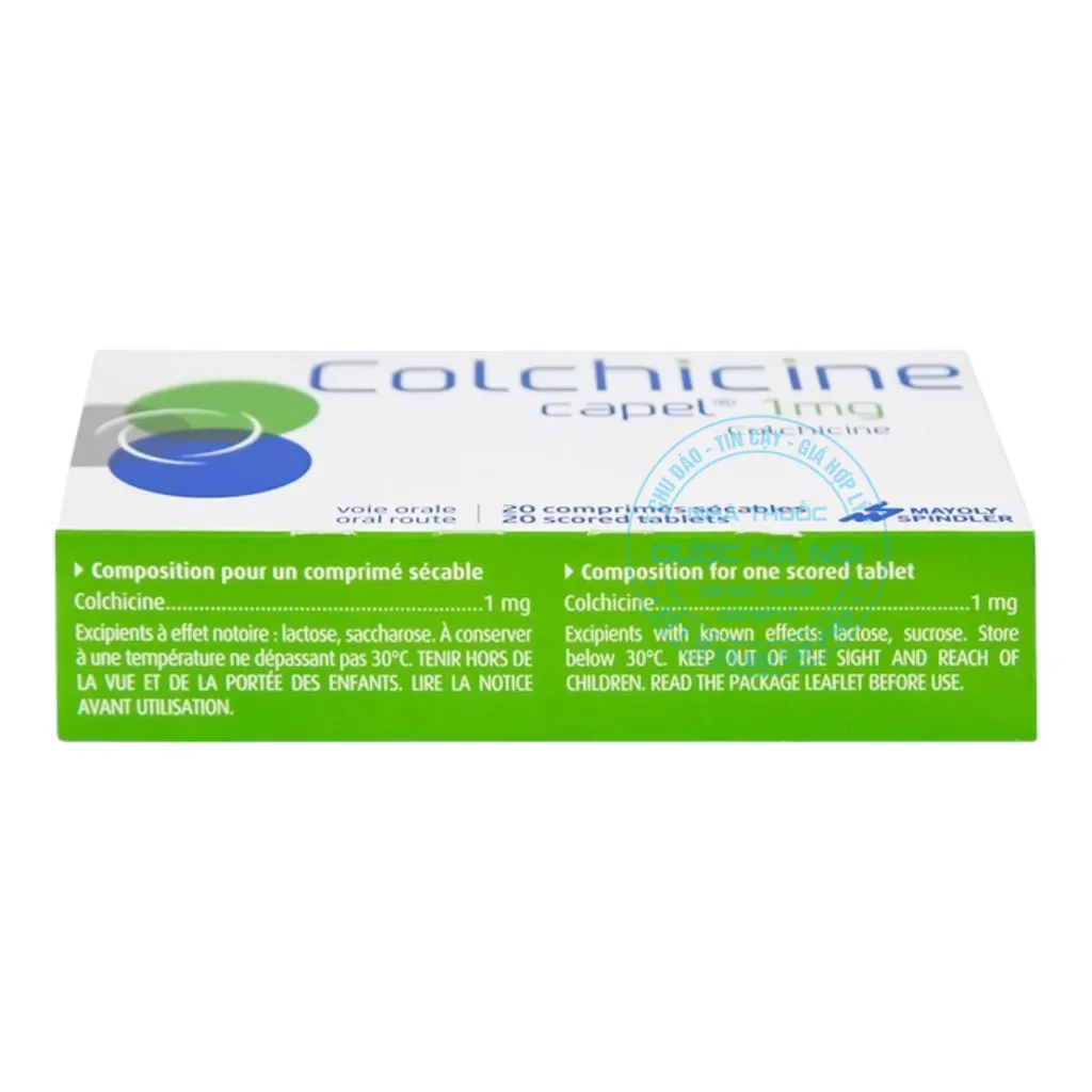 Thuốc Colchicine Capel 1mg