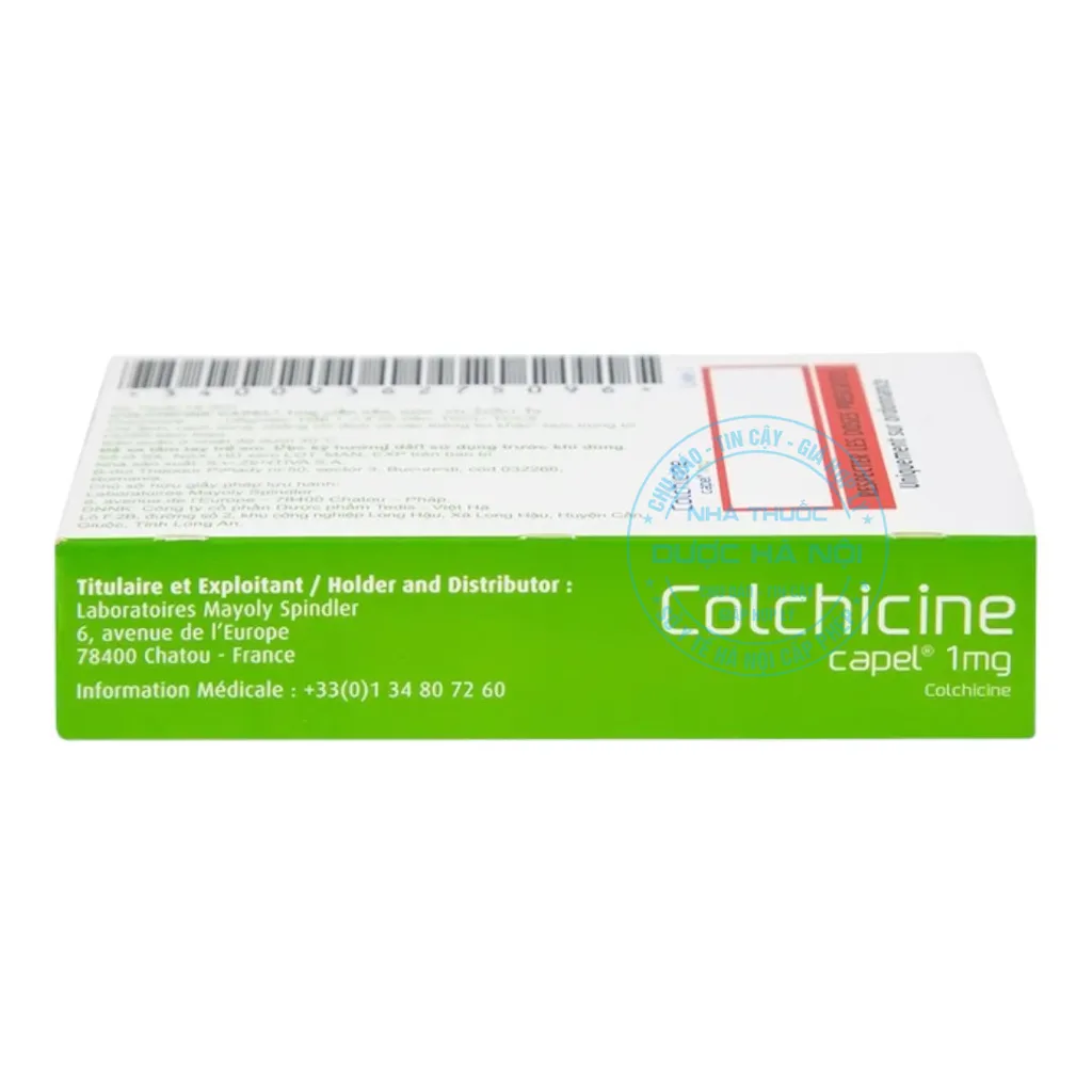 Thuốc Colchicine Capel 1mg