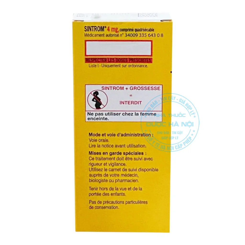Thuốc Sintrom 4mg