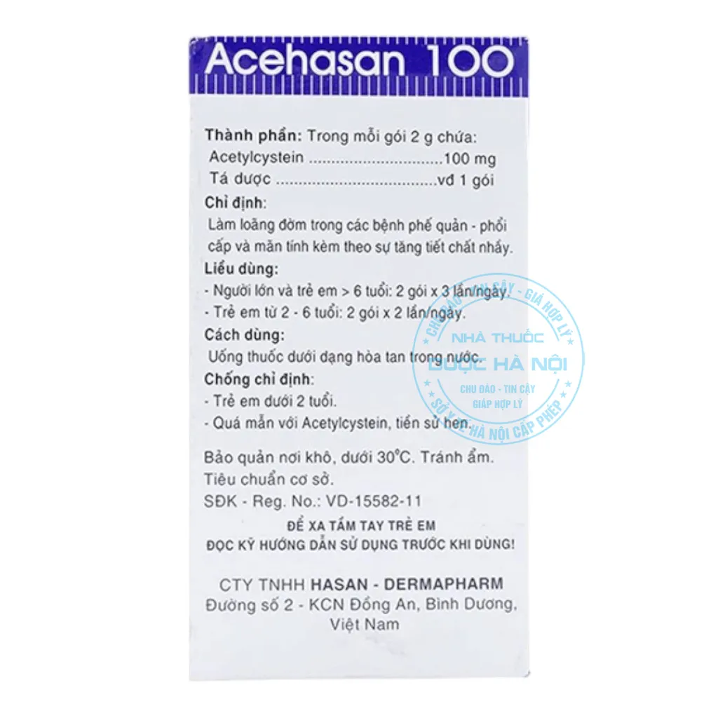 Thuốc ACE Hasan 100mg