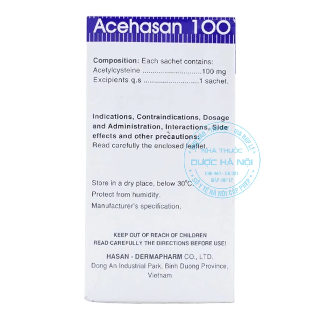 Thuốc ACE Hasan 100mg