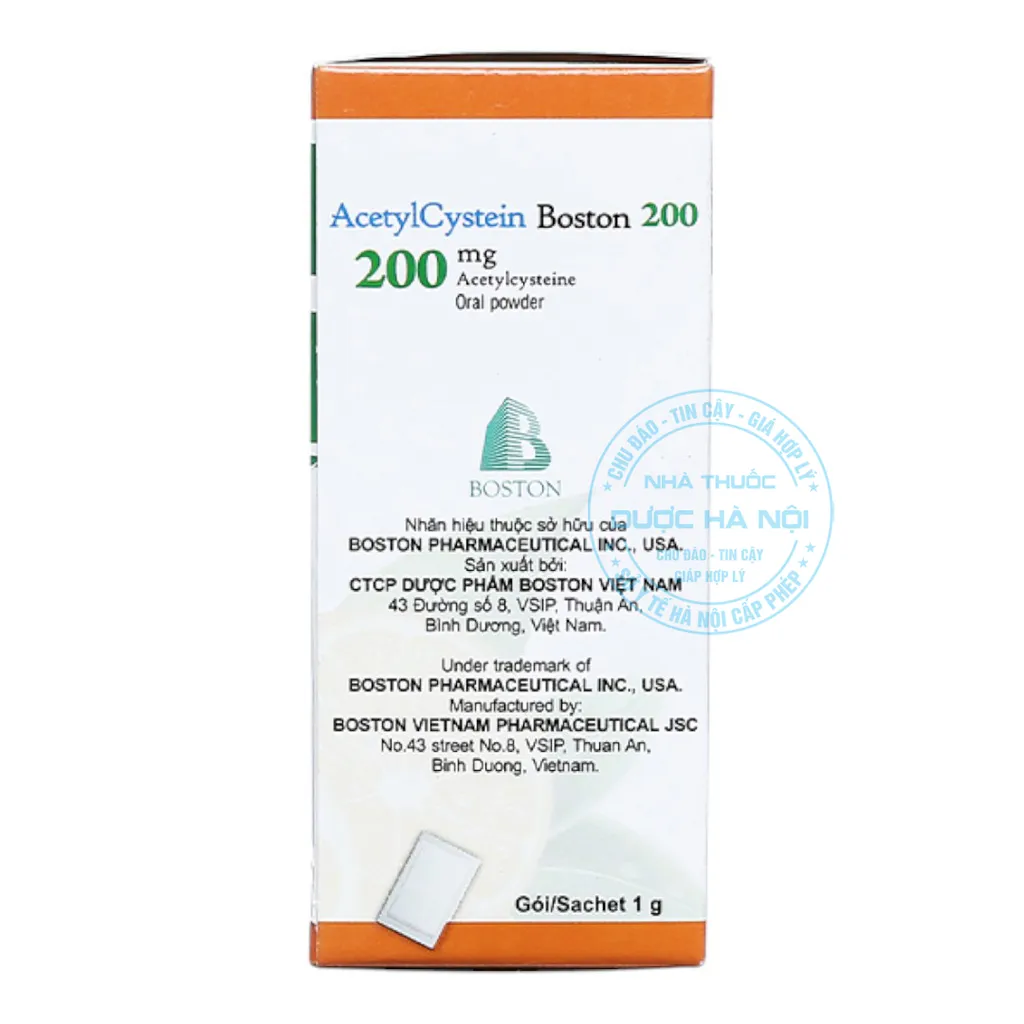 Thuốc Acetylcystein Boston
