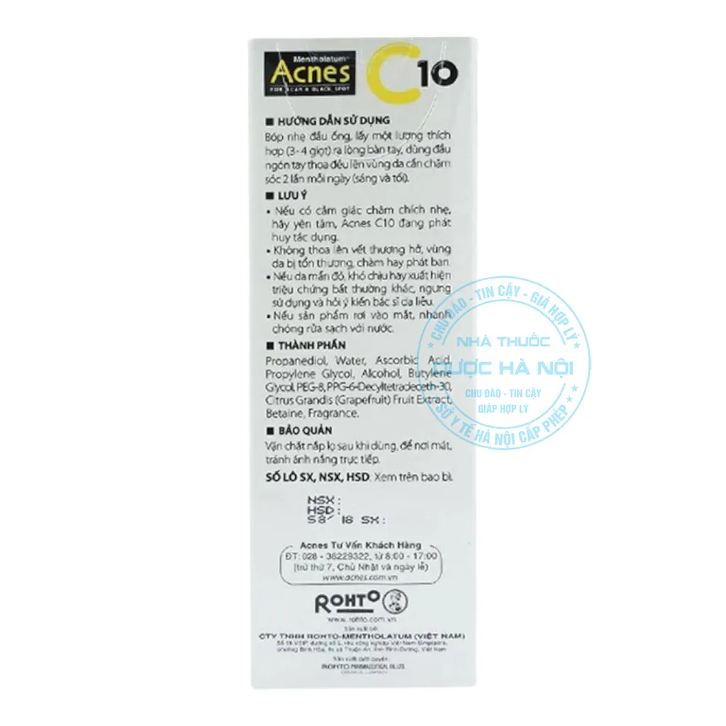 Dung dịch Acnes C10