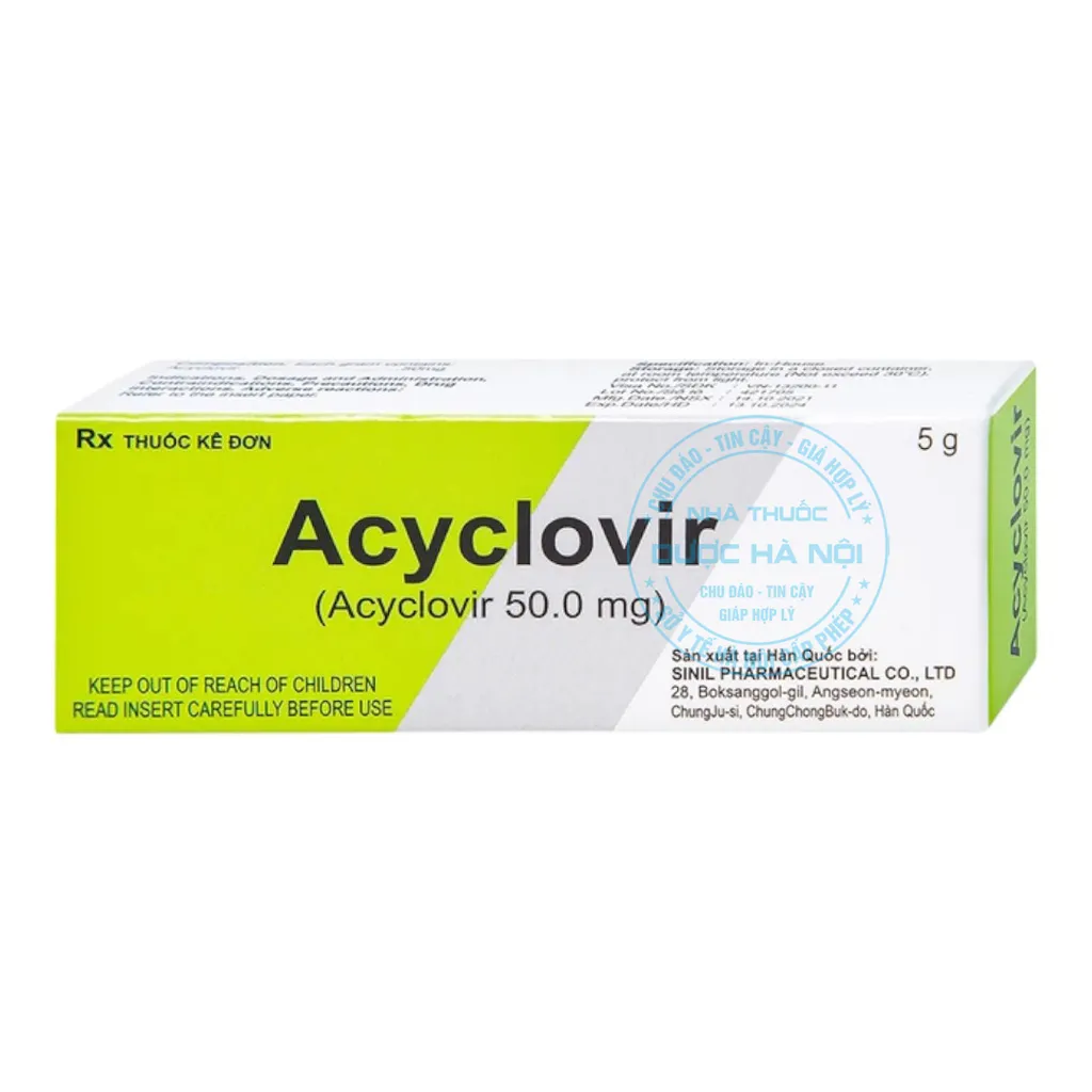 Thuốc Acyclovir Sinil